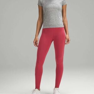 Like New Lululemon Vintage Rose Wunder Train Leggings 25” Size 8